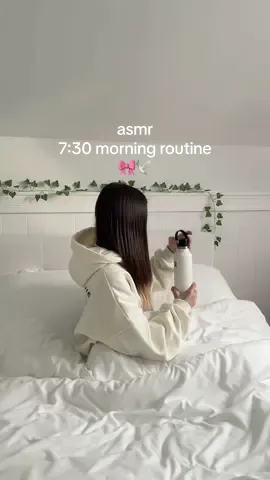 asmr 7:30 morning routine🎀🕊️ #morning #routine #morningroutine #aesthetic #Vlog #asmr #pinkcoconutt 