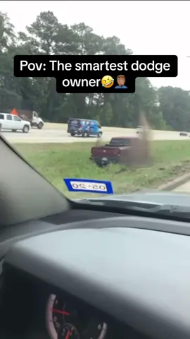 Dodge truck gets stuck in fromt of cops #trucks #diesel #trucking #semitrucks #ford #chevy #cars 
