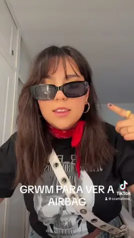 #GRWM PARA VER A #airbag en el #lunapark @Airbag Oficial quiero ser si vestuarista❤️