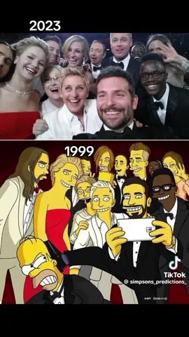 Simpson's aired thia on their show in 1999, predicting this in 2023!  #oscars #prediction #picture 