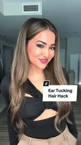 Ear Tucking Hair Hack💫 #grwm #hairtutorial #fyp #hairtok  This is an amazing hack if you love to put your hair behind your ears, or if your Bobby pins don’t stay in place ✨ Inspo by @kkrriiista 💫 Today’s Affirmation: “I love myself as I am today” 🤍 Memo: if you want more of a snatched look, you can tighten the hair higher on the crown, right below where you sectioned off the hair line.  I wanted mine slanted lower for a more subtle look✨ TAG someone who would love this, and don’t forget to save it to refer back to when getting ready! • #hairstyles #hairideas #beautytips #beauty #todayslook #OOTD #glam #tutorials #hairtransformation #grwm #style #hairstyle #hairtutorials #foryourpage 