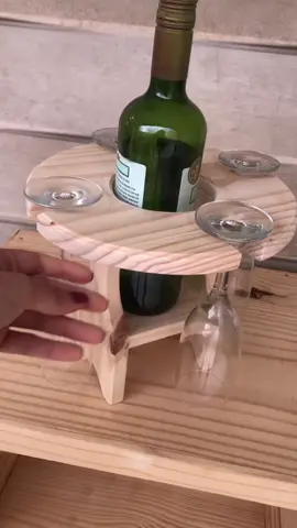Produzi esse Porta Vinho e Taças ❤️ #casa  #cozinha  #artesanato  #moveis  #artesanatocriativo 