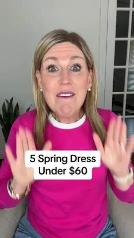 🌸5 Spring dresses under $60!  It’s two weeks until Easter so it’s time to look for those spring dresses!  Today I’m featuring 5 dresses currently on sale under and right at $60.  #TikTokFashion #foryoupage #loft #loveloft #springfashion #salealert #floraldresses #mididresses #springtrend 