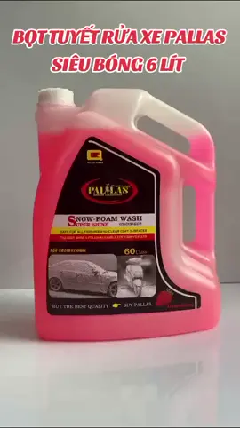 Nước Rửa Xe Bọt Tuyết Pallas Siêu Bóng 6 Lít #pallas #nuocruaxe #nuocruaxebottuyet 