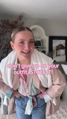 Hear me out: if your outfit fails, maybe you failed your outfit? At least give her a  chance with styling first! 🫶🏼🤷🏼‍♀️ xx #TikTokFashion #fashion #styling #OOTD #fitcheck #styletips #outfitinspo DAY 61 #75hardstylechallenge 