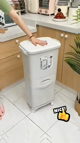 45L Large Capacity Kitchen Dustbin Trolley Sort Separately Recycle Dustbin with Wheel / Tong Sampah Dapur Besar #dustbin #tongsampah #KitchenHacks #dustbin #sampah #tiktokshopmalaysia #tiktokgoodthing #ttsboleh #hargamurah #fyp #goodthing 