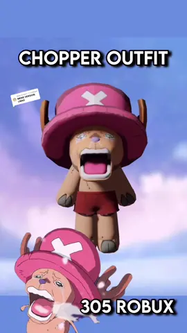 Replying to @cherri ♡ Tony Tony Chopper (meme version) (One Piece) Roblox outfit! #roblox #robloxtiktok #robloxoutfits #robloxavatar #fyp #anime #onepiece #chopper #tonytonychopper #theonepieceisreal #canwegetmuchhigher 