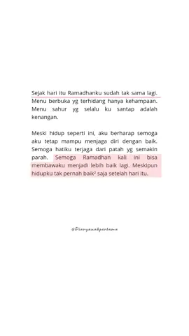 Sejak hari itu Ramadhanku sudah tak sama lagi. #kehilangan #broken #fypage #foryoupage #Ramadan #bulanpuasa #bulanramadhan #puasa #keluarga #family 