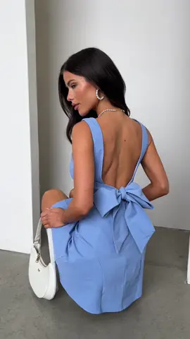 The most gorgeous blue dress 💙 #thatssofetchau #bluedress #formaldress #minidress #outfitideas 