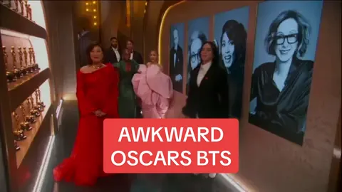 Was this supposed to happen? 😭 Oscars’ chaos! Billie Eilish, Ariana Grande, Cynthia Erivo & Finneas backstage at the #Oscars 