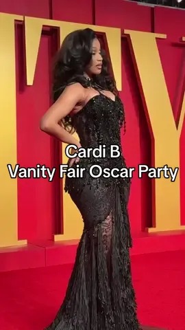 “I like texts from my exes, when they want a second chance” - queen #CardiB é arrivata sul tappeto rosso del #VanityFairOscarParty 👑 #TikTokFashion 
