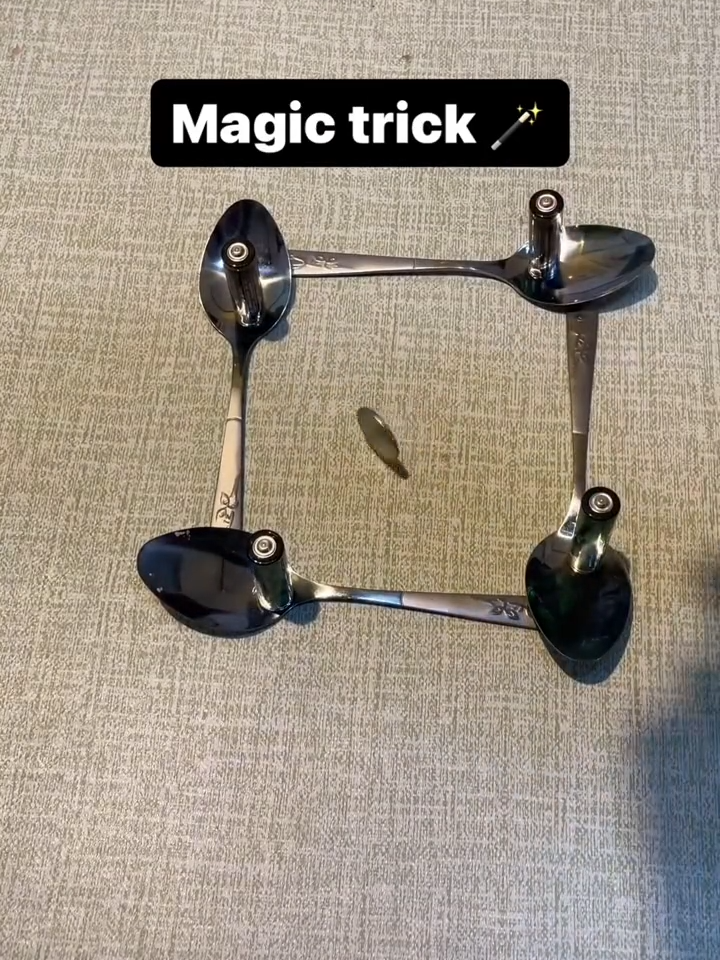 Magic spinning coin