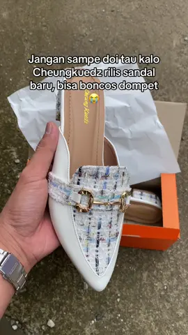 Cheungkuedz rikis baruu #fyp #sandalslop #sandalmules #firzasandal #ssandalslopniken 
