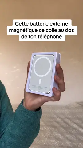 ⚠️ Rdv Elitebrowse.com cette batterie à changer ma vie #batterie #magsafe #tiktokmademebuyit #powerbank #magnetic 