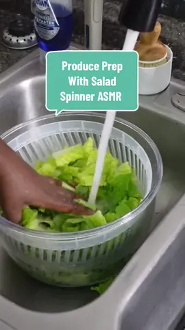 An extra benefit of using a salad spinner:  You get your workout in for the day 😂 #fyp #asmr #restock #restockasmr #satisfying #CleanTok 