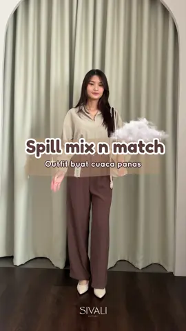 Jangan salah outfit lagi kalo cuaca lagi panas panasnya yaa!!👀 #SivaliFactory #IChooseCozy #outfitideas #inspooutfit #ootdinspo #tipsoutfit #tipsforgirls #fashiontips #mixnmatch #musthaves 