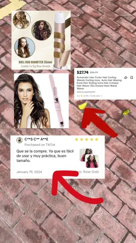 Respuesta a  aptovechen la oferta #parati #paratitiktok #foryoutiktok #blackfriday #giftideas #gift #rizadoradecabello #curlingiron #curlinghair #viralvideos  #viralreels #hairtok #hairtutorial #hairstyles #hairtransformation 