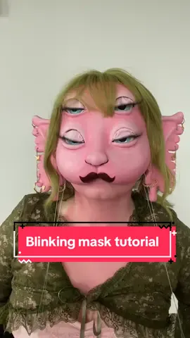 This is how I made my Melanie Martinez portals mask blink! #portalsmelaniemartinez #portals #melaniemartinez #melaniemartinezmask #melaniemartinezcosplay #cosplay #blinkingmask #articulatedmask #animatedmask #cosplaydiy #maskdiy