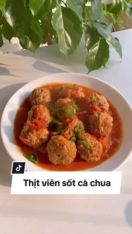Thịt viên sốt cà chua và bí quyết ướp thịt mềm ẩm 🍅  #ancungtiktok #tiktokfood #vtvcab 