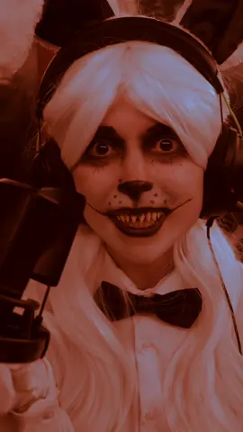 Ghost Bunny. #cosplay #cosplayer #originalcharacter #fyp #hazbinhotel #hazbinhotelalastor #alastor #stayedgone #makeup #horror #spooky #hazbinhoteledit #radiodemon #Ghostbunny #GhostBunnii 