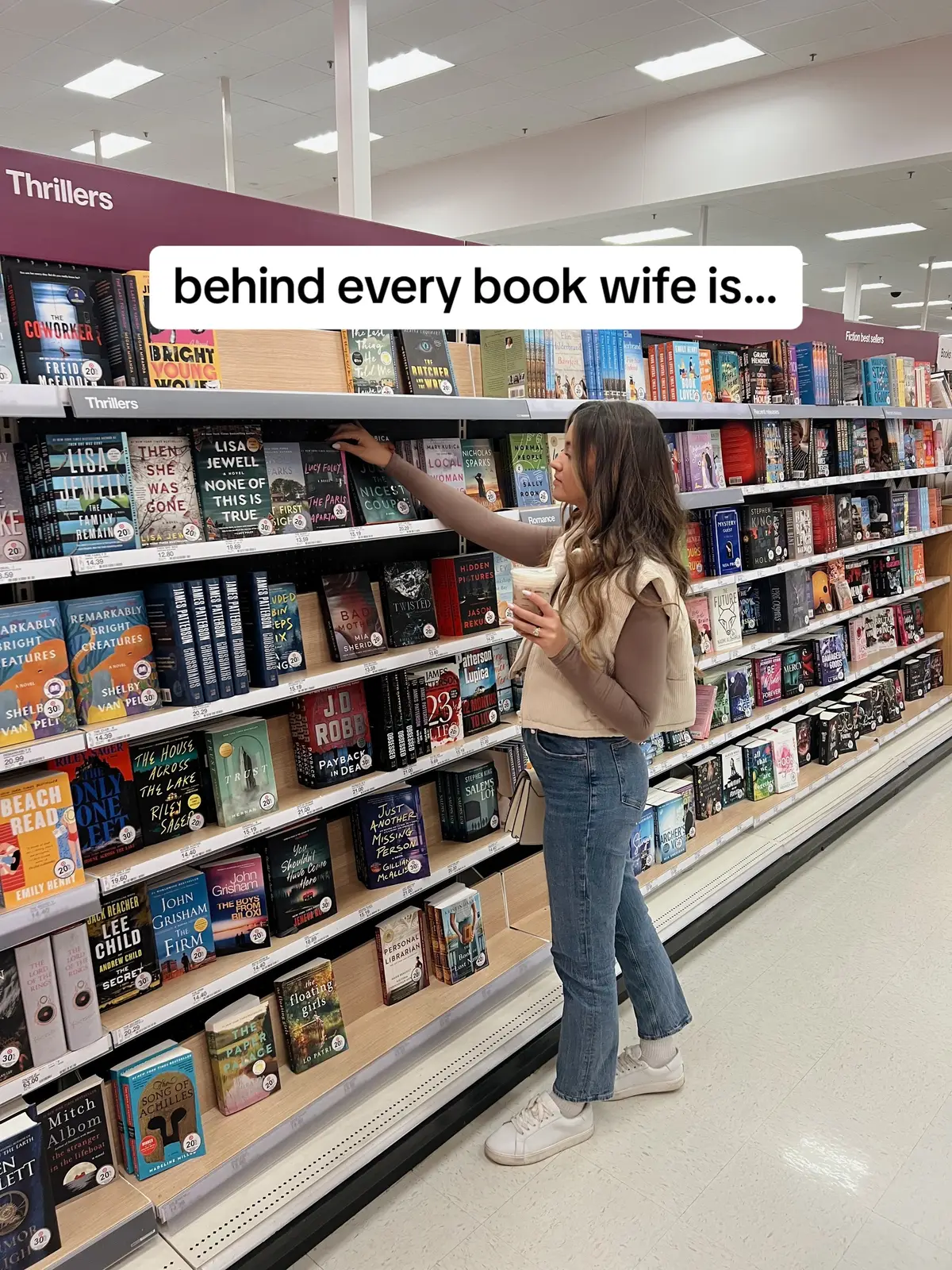shoutout to patrick for endless book conversations, trips to visit all my favorite books and for never judging the boxes of books that come every week ps- should we do another how well do you know your book wife? #bookgirl #bookgirlies #bookish #husbandandwife #booktoker #BookRecommendations #husbandchallenge 