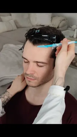 The hairline must always be groomed #femaleasmr #asmr #hairline #hairlinecheck #asmrroleplay #hairlinerestoration #asmrsounds #haircare 