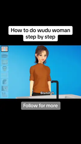 How to do wudu woman #fyp #wudu #islam #viral #ramdan #prayer 