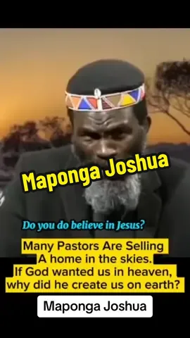 Many pastors are selling a home in the sky #mapongajoshua #jesus #african #BlackTikTok #ancientegypt #africantiktok #gospel 