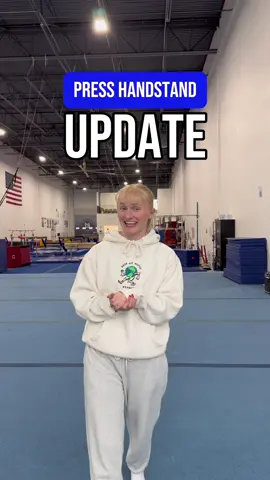 EEEEE it’s getting better! I know I still have a long ways to go, but this is the best its ever been! #fyp #gymnastics #gymnast #presshandstand #presstohandstand #handstand #strengthtraining #callisthenics #stretching #shouldermobility #hipflexibility 