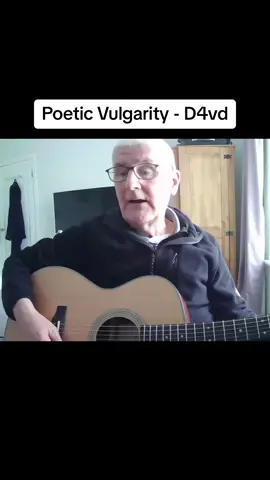 Poetic Vulgarity - @d4vd #song #music #sing #cover #guitar #viral #fyp 
