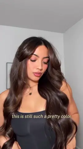 that SHINE 🤩✨️ @Alegria Jimenez gets glossy with our award-winning Glossy Glaze in Dark Brown 🤎. What glossy glaze shade would you like to see next? 👀 #dphue #fyp #hairtok #hairhealth #hairproducts #BeautyTok 