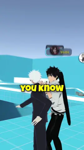 Behind the scenes of Gojo and friends #vr #vrchat #virtualreality #jjk #jujutsukaisen #gojo 