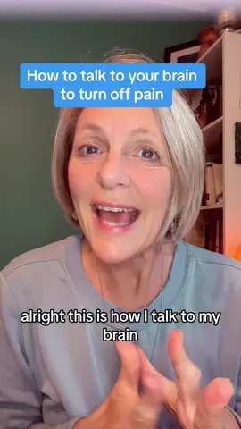 Got chronic pain? Talk to your brain this way! #neuropathicpain #painfree #tms #chronicillness #chronicpain #PainFreeLiving 