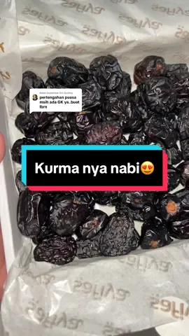 Membalas @Ani Audrey kurma ajwa kurma paling istimewa🥰 kurma nabi kurma asli dari madinah #ramadanekstraseru #ramadhankareem #kurma #kurmaajwa #kurmanabi #idulfitri2024 #idulfitri #lebaran #lebaran2024 #viralditiktok #jajanantiktok #fyp #ikadatl 