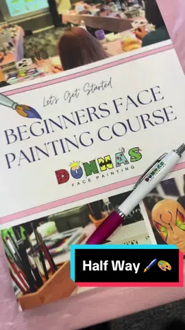 We’re almost half way through this years Beginners Face Painting Course - UK Tour 🥰🎨🖌️🥰 #howtofacepaint #facepaint #student #beginners #uktour #newbie 