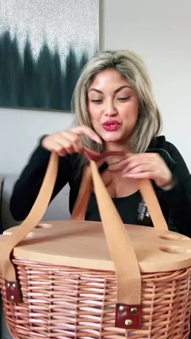 No more plastic bags for picnics! Haha this is such a cute picnic basket, perfect for the park, amusement park visits, lake visits.. #picnic #picnicdate #picnicaesthetic #Summer #summervibes #spring #springvibes #TikTokShop #park #lake #beach #fun #memories #memorylane 