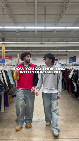 Bro either finding all the good shi before i do or tryna fade about some we both found at the same time 😭😭😭 #fashion #streetwear #menfashion #thriftingtiktok 