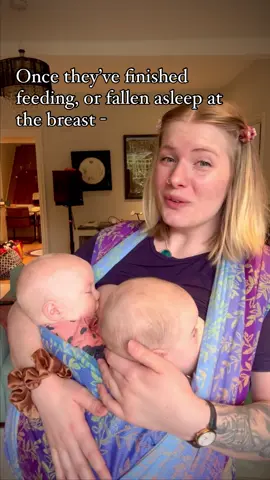 How to tandem breastfeed twins in a sling 💗 Probably my most requested video! I’m sorry it’s taken me… 3 months to finally record it 😬 My twins are definitely too big for this carry now 💔 Time has flown by xx This sling carry and tandem breastfeeding method is suitable from 0-5 months.  I used this method from 4 weeks old until around 5 months old.  You’ll need: a long woven wrap... and twins! 🤣 Here, I’m using a size 7 woven wrap from @Oscha Slings which is the same one I used at 4 weeks old (the twins are 6 months old now!), if you use “SLINGINGTWINS” at the checkout, you’ll receive 10% off your first order 🥰* Always practise this carry next to a bed or sofa, in case of emergency “abandon ship!” moments 😅 Or if you’re feeling really worried, you can practise wrapping while sitting.  Carrying twins is hard, cluster feeding twins is even harder! This slinging method genuinely became my lifeline during the first couple of months. 💜 I wish it was more widely known, so please do share with your fellow twin mamas! ☺️  If you have any questions or seeking advice, feel free to drop me a message! And I’ll always be happy to help you in any way I can. Xx #slingingtwins #twinsandmultiples #babywearingtwins #tandemnursing #tandembreastfeeding #breastfeedingtwins #tandembabywearing #babywearingmama #twinmama  *I will receive a small commission. This is not a paid ad, and I have purchased every single one of my slings (mostly secondhand!) 🥰