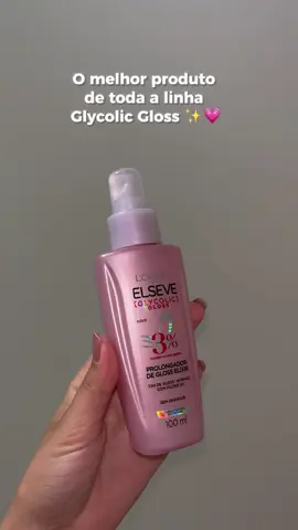 Um produto multifuncional que me apaixonei logo quando utilizei pela primeira vez, é muito cheiroso e cumpre com todos os requisitos apresentados 💗✨ #elseveglycolicgloss #glycolicglosselseve #glycolicglosshaircare #cuidadoscapilar #cuidadoscapilaresemcasa #foryou #dicadebanho #fypシ゚viral #haircare 