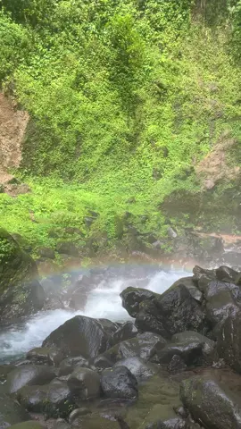 Curug Gomblang MasyaAllah 🌈 #curug #curuggomblang #baturaden #gomblang #waterfall #purwokerto 