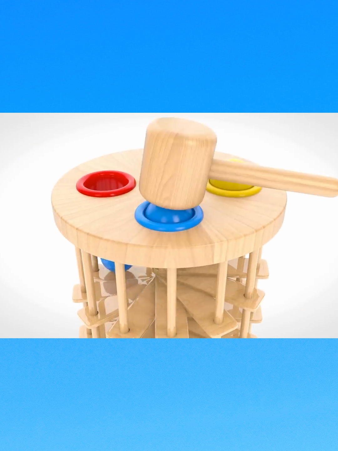 Trò chơi đập bóng giúp bé học các màu sắc #hoccungtiktok #hocmausac #chobeyeu #xehuong #foryou