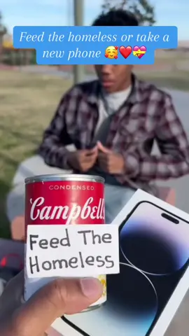 🥰❤️💝 #Feed #homeless #take #new #phone #happy #surprise #blessed 