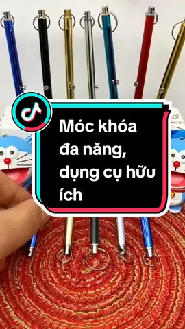 Móc khóa đa năng, dụng cụ hữu ích chất liệu titan sử dụng làm tăm xỉa răng, mở khe sim, đồ khui bia, tháo các bưu phẩm khi cần thiết. #dungcuhuuich #dokhuibia #mockhoadanang #tamxiarang #mockhoadocla 
