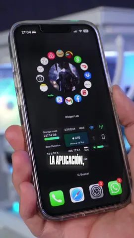 Necesitas probar esta aplicación! 😎👀 Si quieres que tu celular se vea diferente a los demás, y tener un estilo llamativo creo que widgetlab podría ser la opción!  #app #celular #pc #setup #tecnologia #soydavidleaal