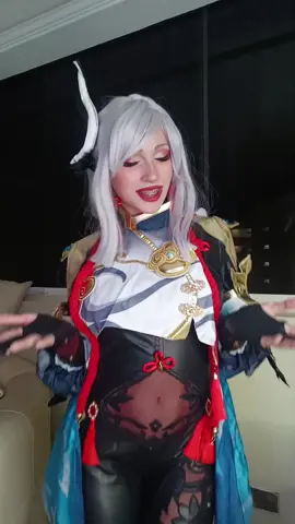 Me estoy aprendiendo este bailecito JAJAAJA😭 #shenhe #GenshinImpact 