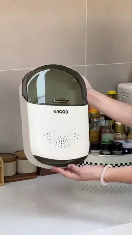 Hộp đựng đũa muỗng dán tường Kacoo chống ẩm, côn trùng, bụi, nắp trong suốt