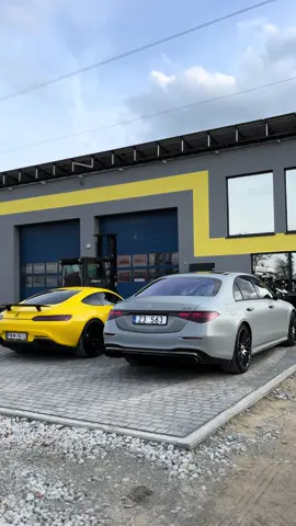 #dc #dlaciebie #viral #ostrówwielkopolski #ekipa #v8 #c63 #amg #mercedes #mercedesbenz #s63 #gts #yellow #new 