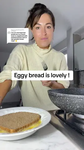 Replying to @jeanetteryan13 #egg #bread #banana #sugar #toastlady 