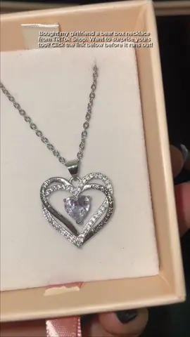 I love you 💖🥰#Rhinestone #Heart #Necklace #fpy #fyp #Love #bestgift #lovestory #loveyou 