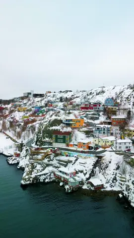 A Warm Place in the Cold #newfoundlandlabrador #stjohns #photography #cinematic #drone #color #exploreNL 